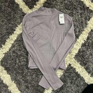 Hollister- Purple Turtleneck Long Sleeve